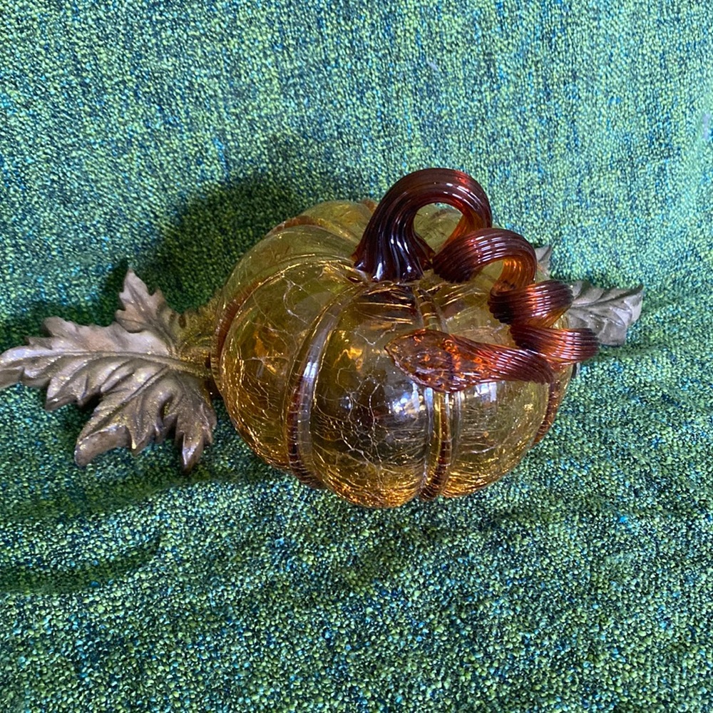 Glass pumpkin